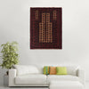 Baluchi Rug Handmade Multi Prayer Design 2x4 ft