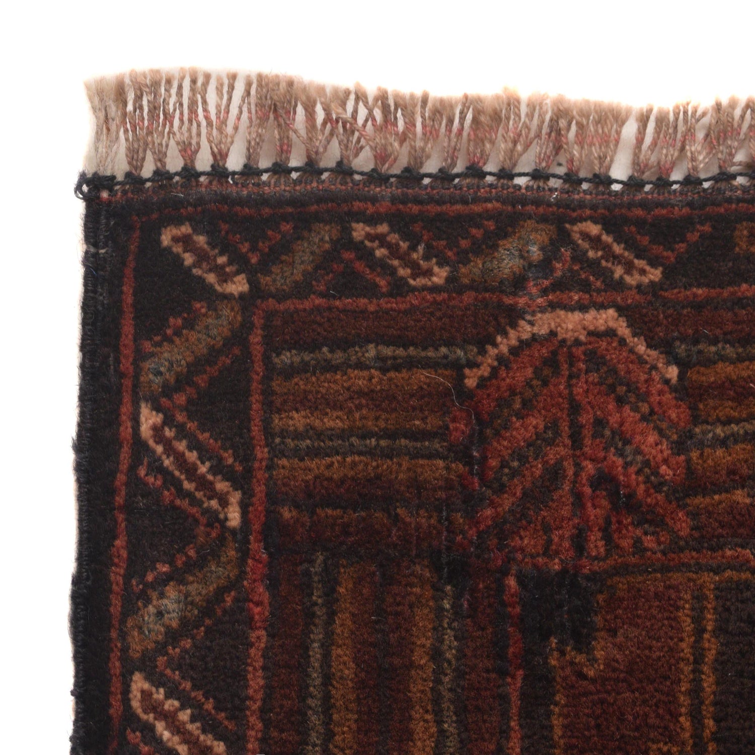 Baluchi Rug Handmade Multi Prayer Design 3x5 ft