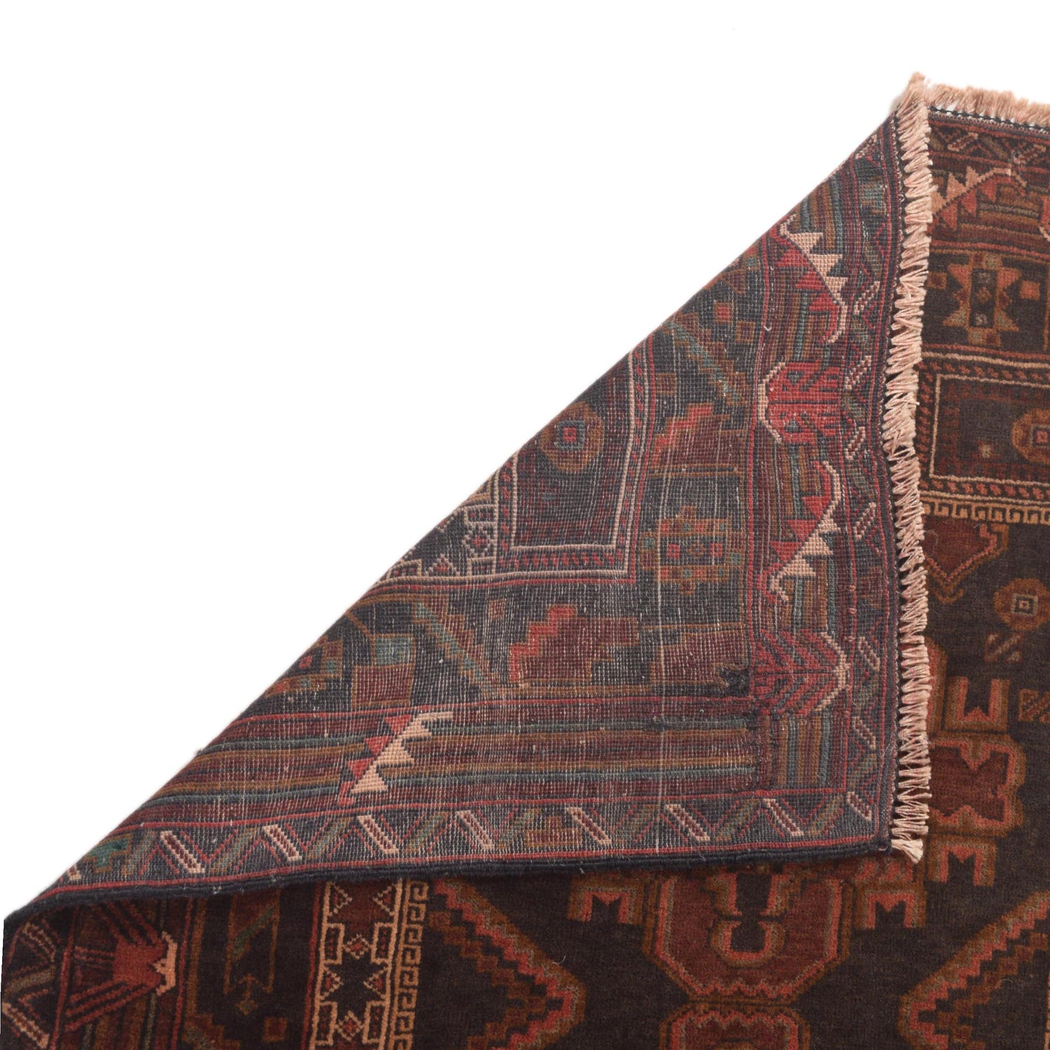 Baluchi Rug Handmade Multi Prayer Design 3x5 ft