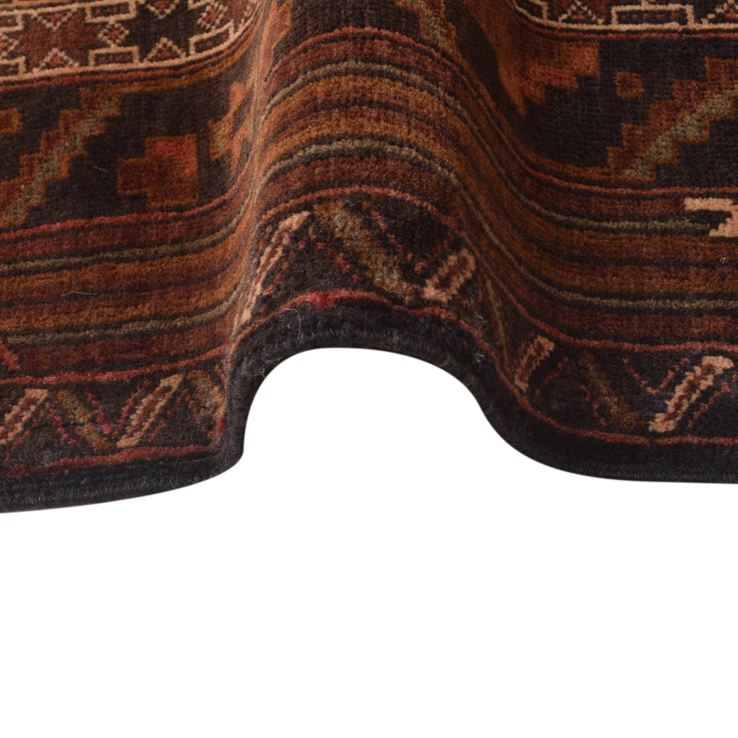 Baluchi Rug Handmade Multi Prayer Design 3x5 ft
