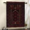 Baluchi Rug Handmade Multi Prayer Design 3x5 ft