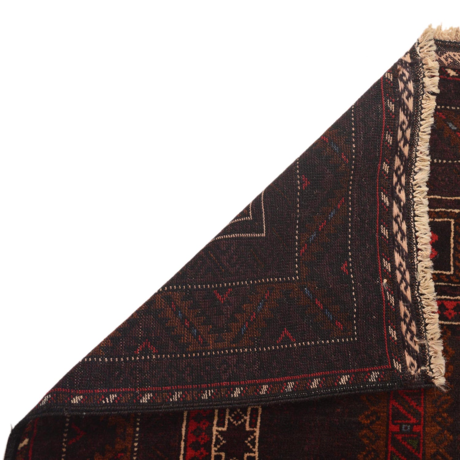 Baluchi Rug Handmade Multi Prayer Design 2x4 ft