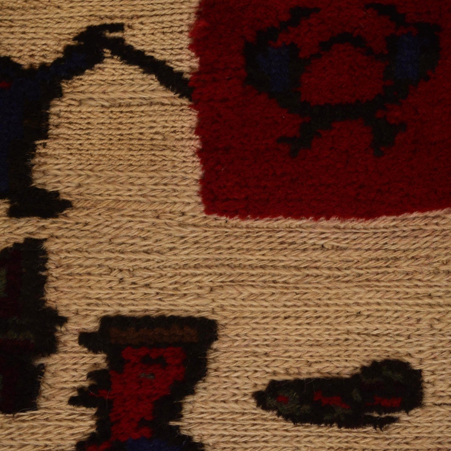 Pictorial Rug Handmade Multi Design