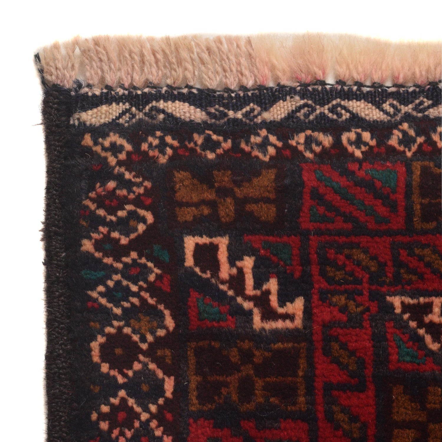 Baluchi Runner Rug Handmade Red 6' Runner