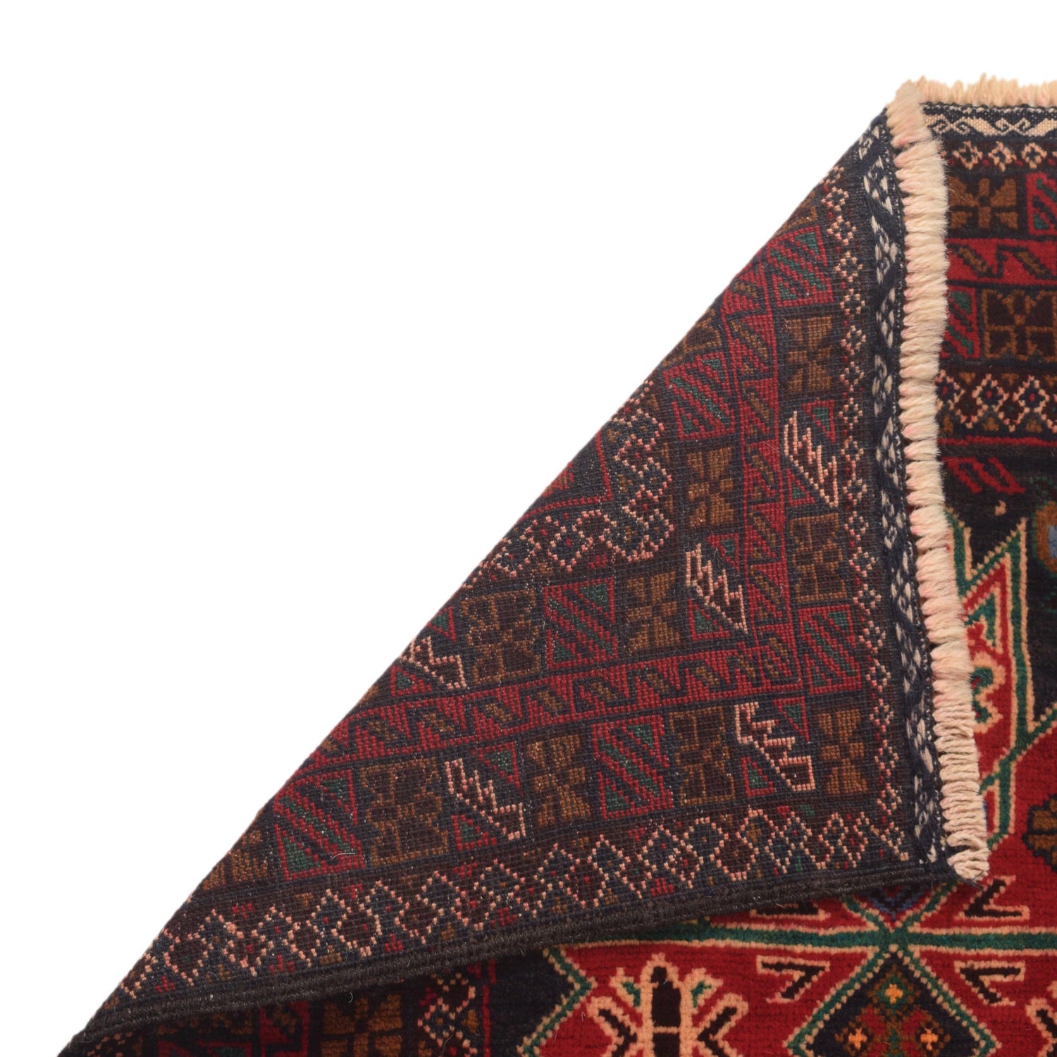 Baluchi Runner Rug Handmade Red 6' Runner