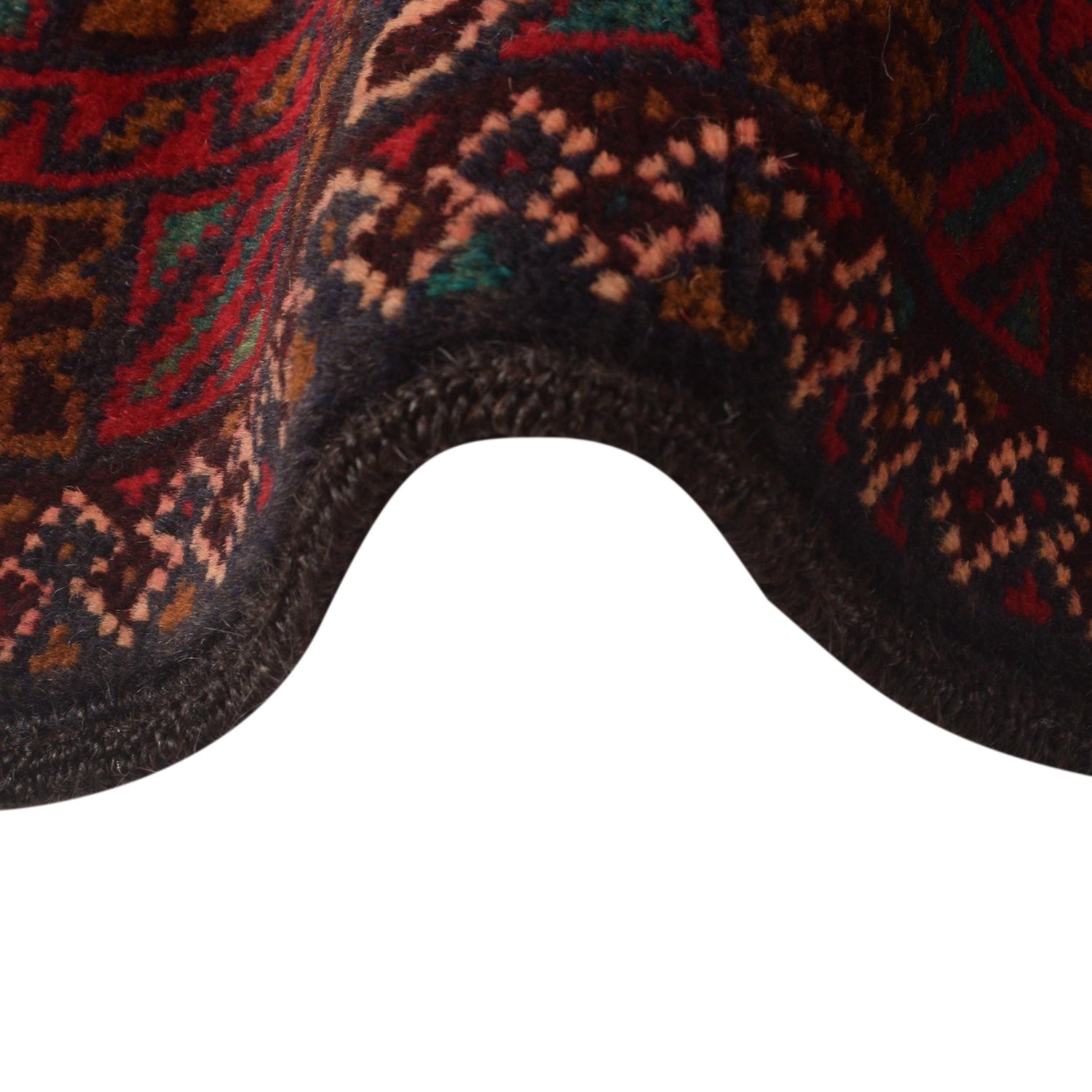 Baluchi Runner Rug Handmade Red 6' Runner