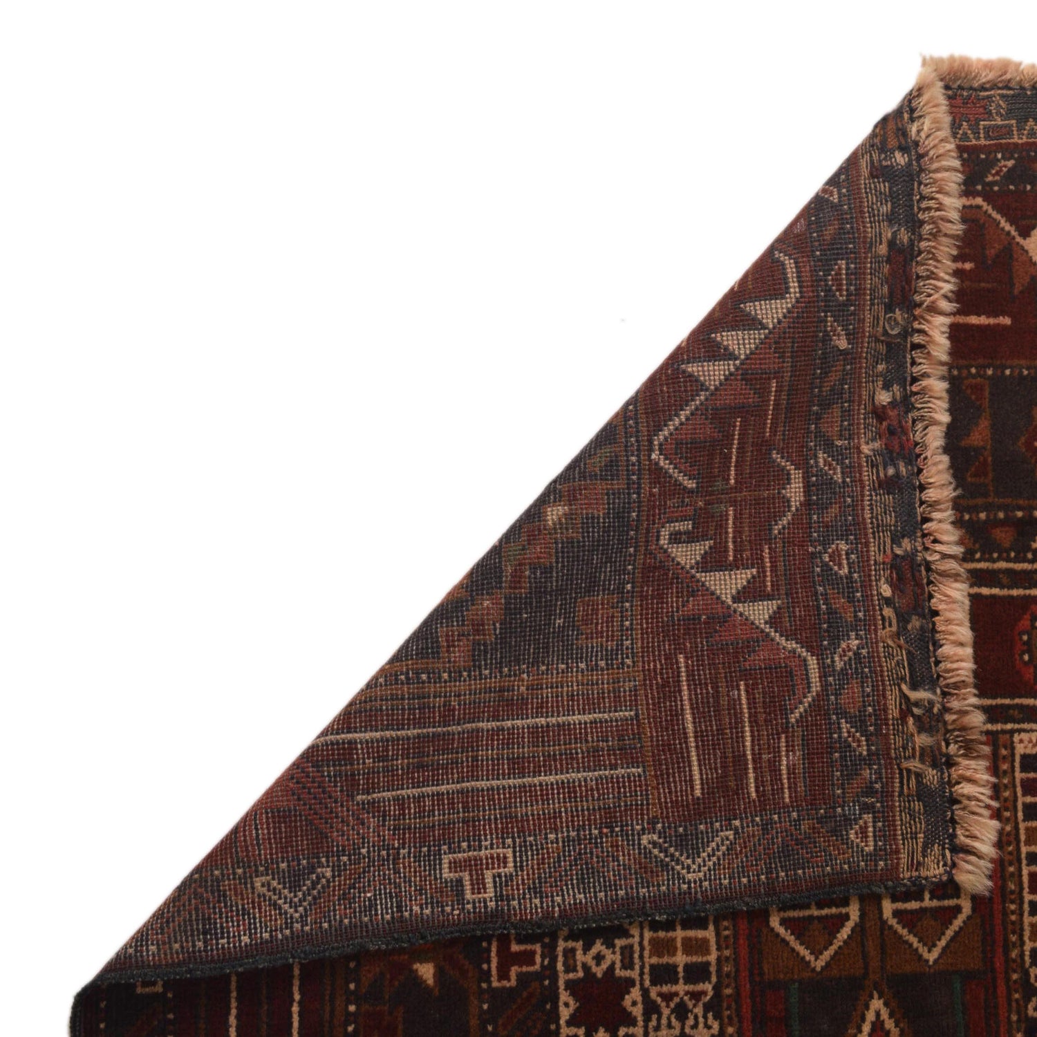 Baluchi Rug Handmade Multi Prayer Design 3x5 ft