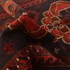 Baluchi Rug Handmade Red Geometric 4x6 ft
