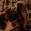War Area Rug Handmade Brown Tank + Riffle + Helicopter 7x10