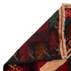 Baluchi Rug Handmade Red Geometric 2x4 ft