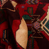 Baluchi Rug Handmade Red Geometric 2x4 ft