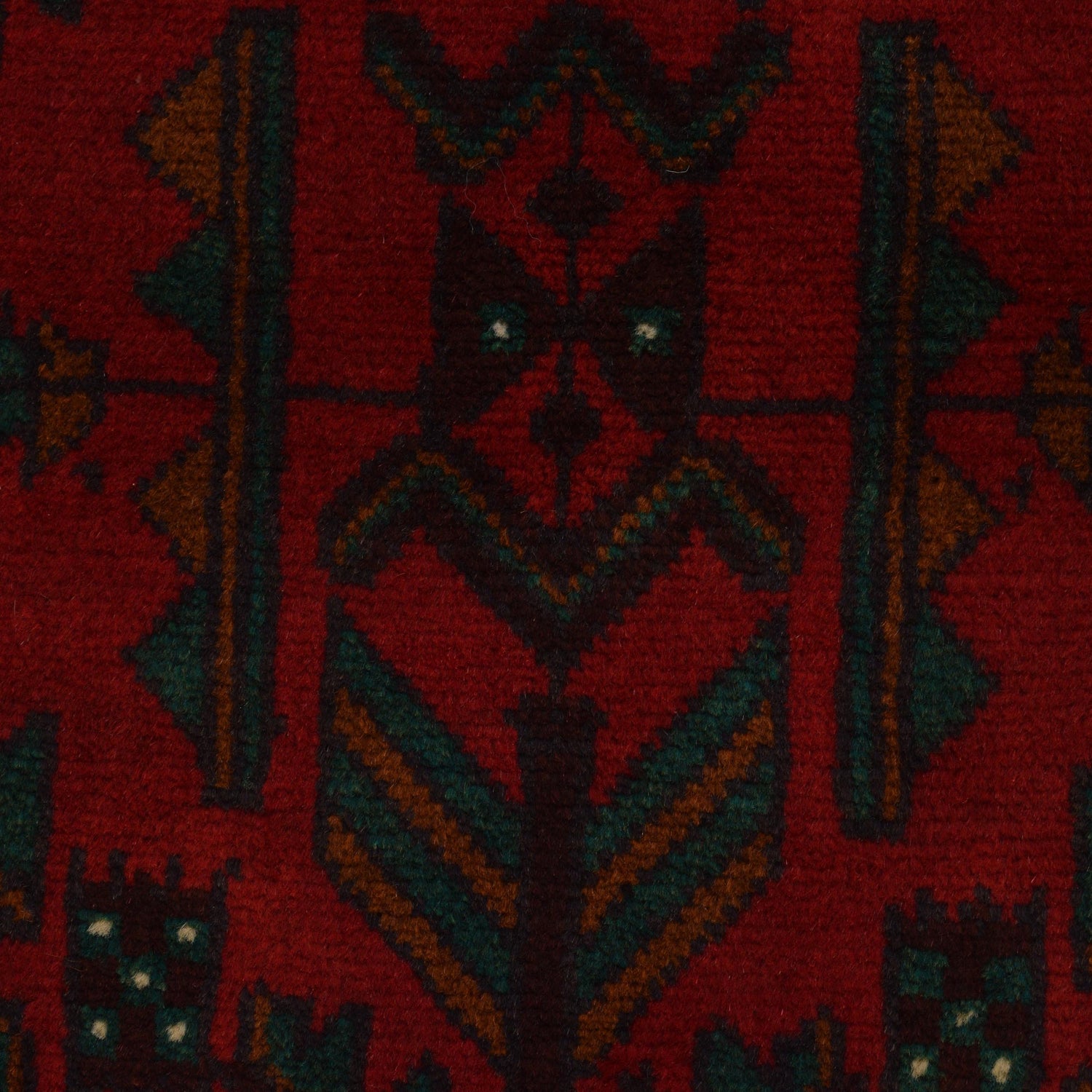 Baluchi Runner Rug Handmade Red 6' Runner