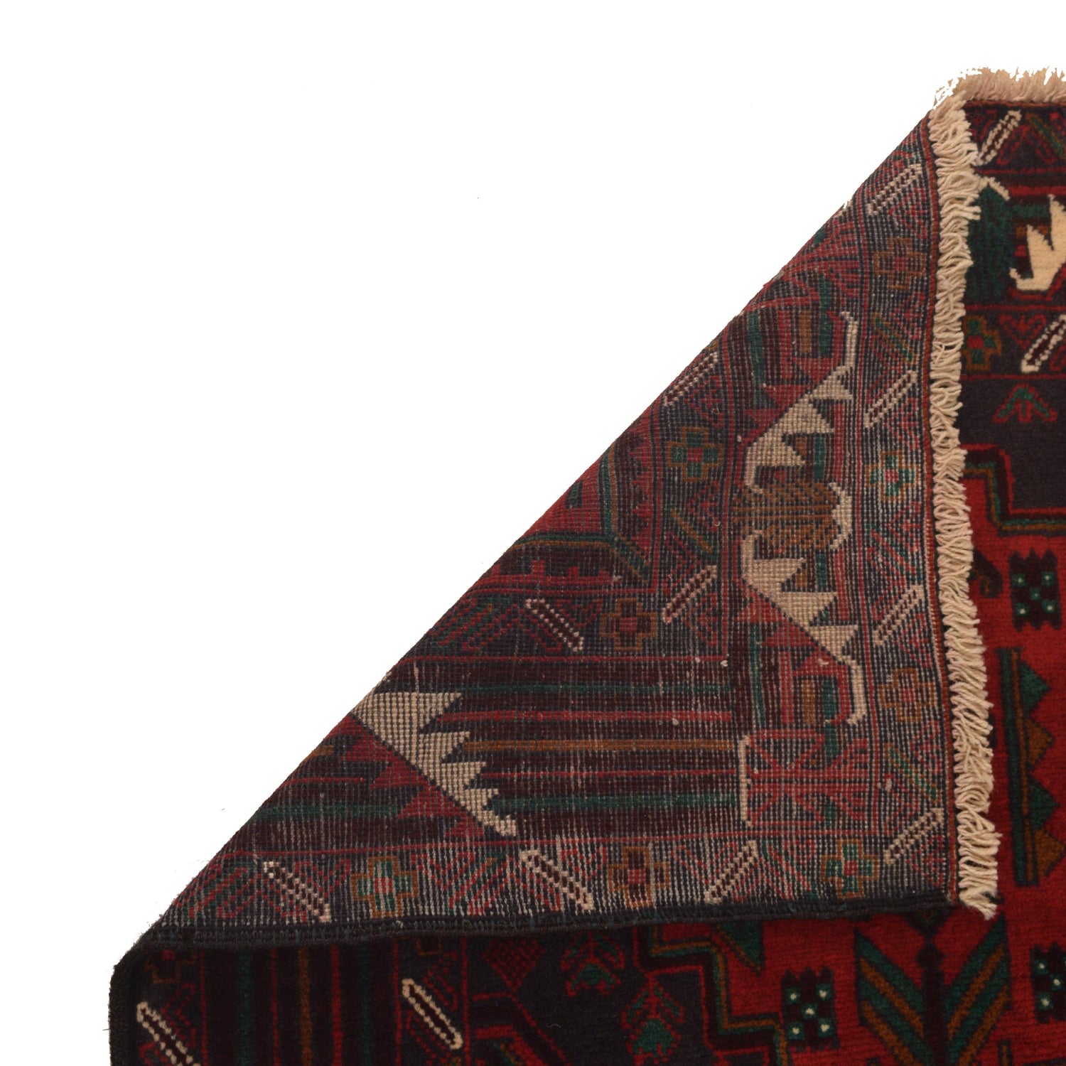 Baluchi Runner Rug Handmade Red 6' Runner