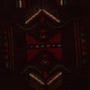Baluchi Rug Handmade Red Geometric 4x6 ft