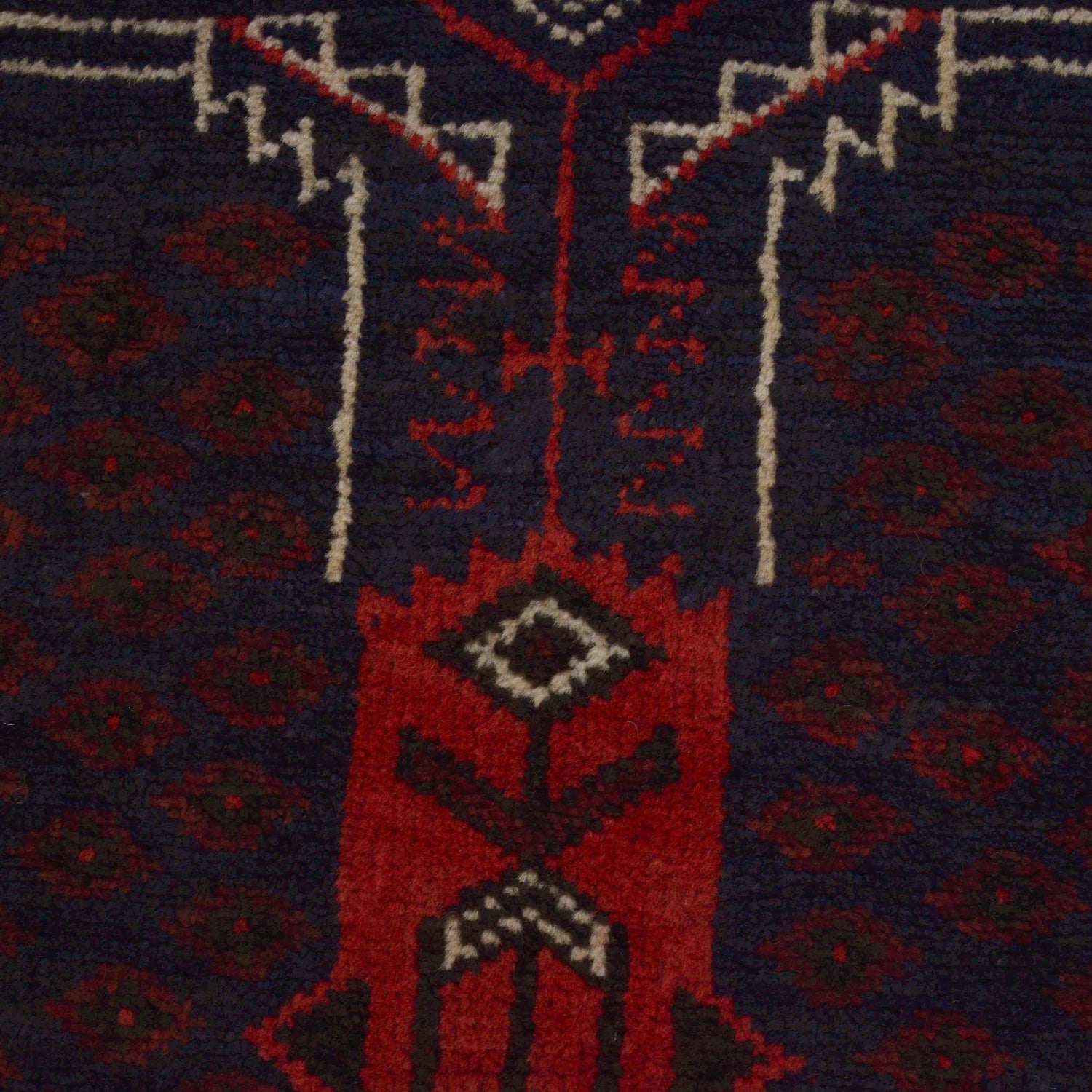 Baluchi Rug Handmade Multi Prayer Design 3x5 ft