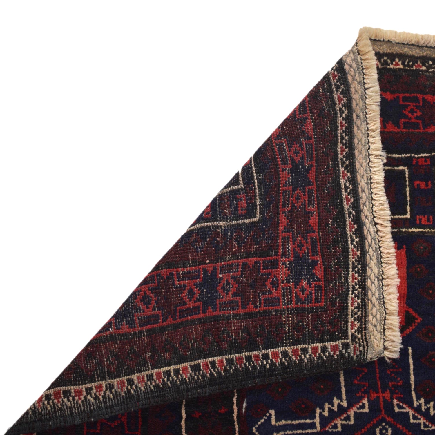 Baluchi Rug Handmade Multi Prayer Design 3x5 ft
