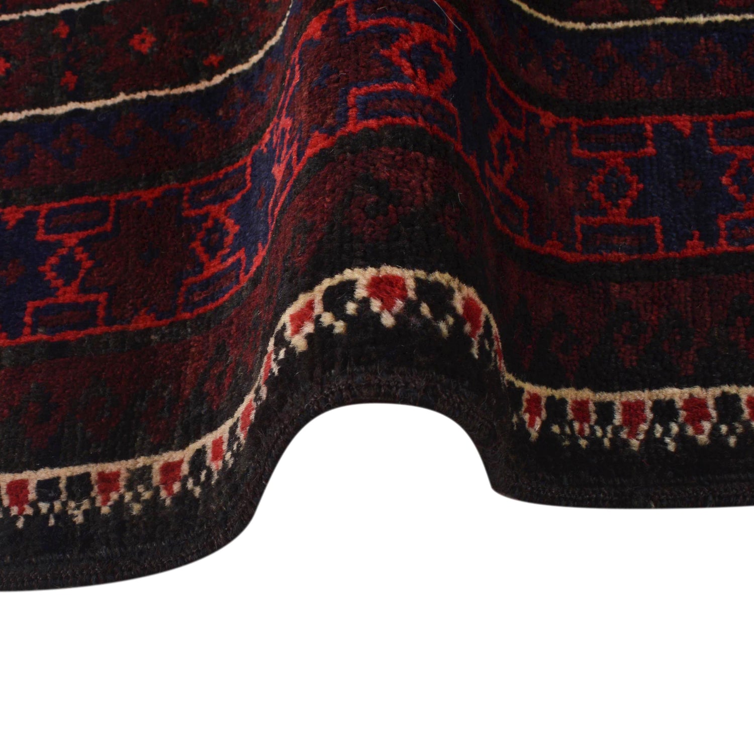 Baluchi Rug Handmade Multi Prayer Design 3x5 ft