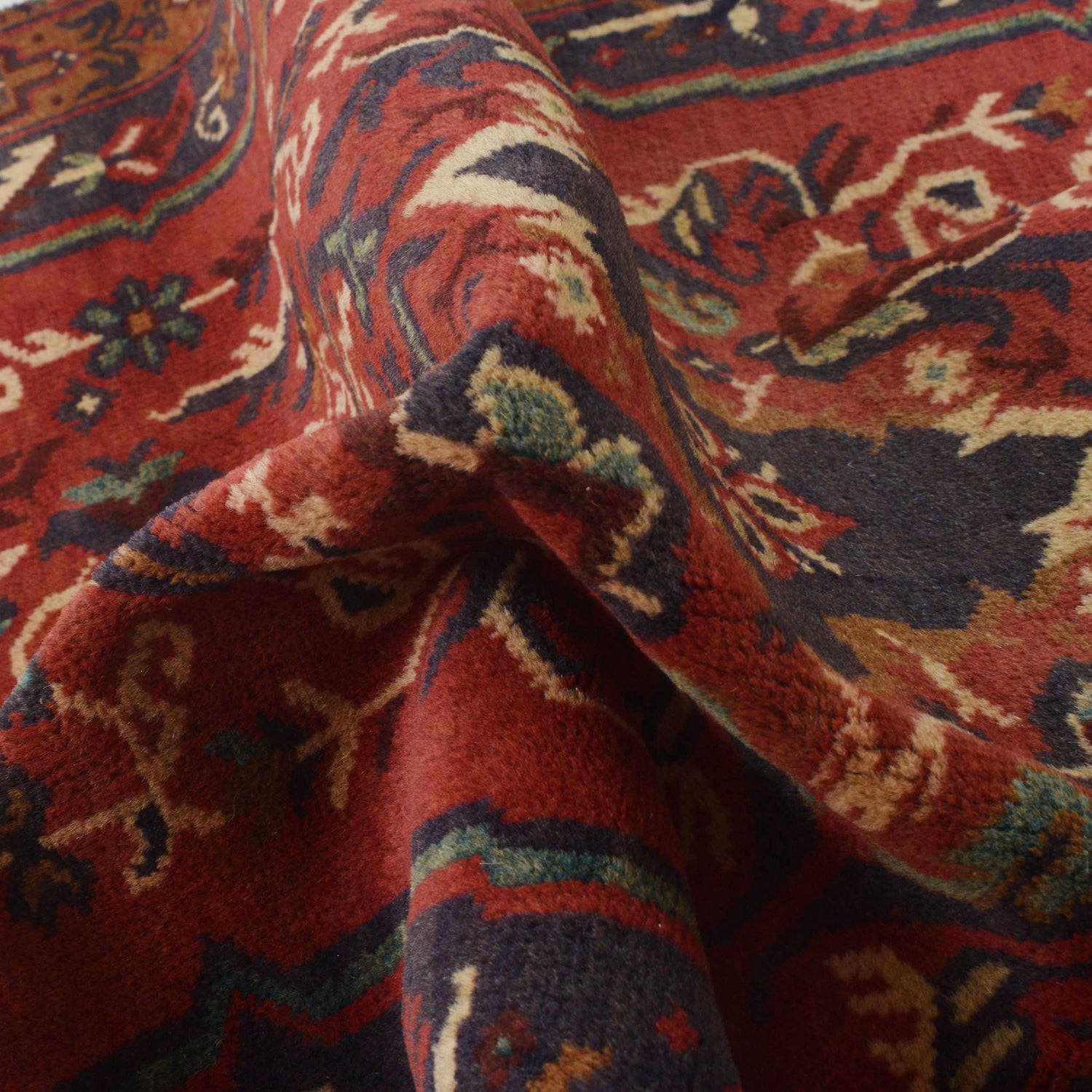Baluchi Rug Handmade Red Geometric 3x5 ft