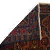 Baluchi Rug Handmade Multi Prayer Design 2x4 ft