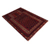 Baluchi Rug Handmade Red Prayer Design 3x5 ft