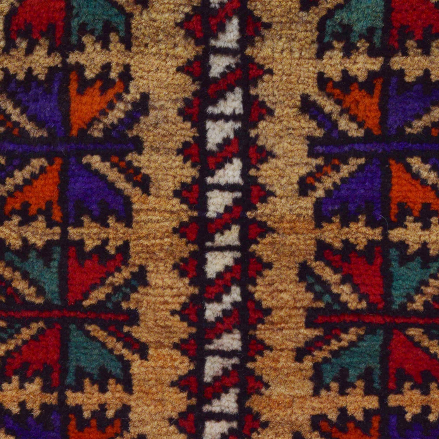 Baluchi Rug Handmade Multi Prayer Design 3x5 ft