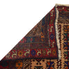 Baluchi Rug Handmade Multi Prayer Design 3x5 ft