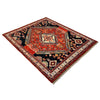 Shirazi Area Rug Handmade Multi Medallion 4x7 ft