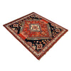 Shirazi Area Rug Handmade Multi Medallion 4x7 ft
