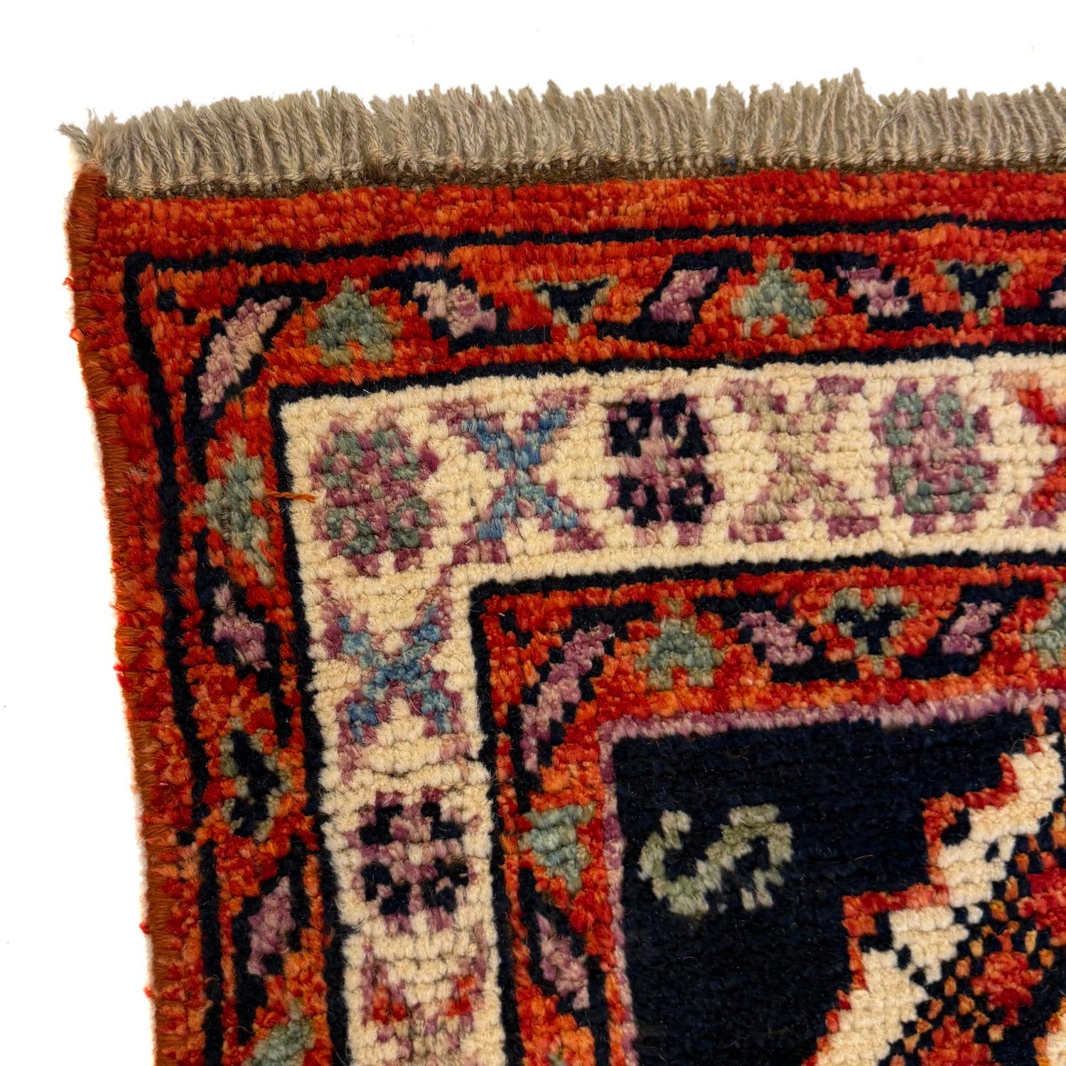 Shirazi Area Rug Handmade Multi Medallion 4x7 ft
