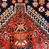 Shirazi Area Rug Handmade Multi Medallion 4x7 ft