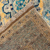 Mamluk Area Rug Handmade Blue Medallion 4x7 ft