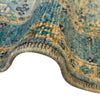 Mamluk Area Rug Handmade Blue Medallion 4x7 ft