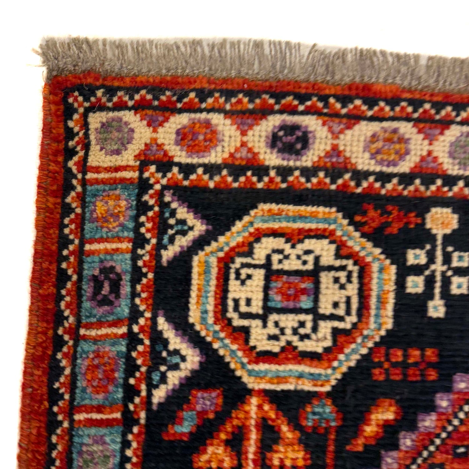 Shirazi Area Rug Handmade Red Medallion 3x5 ft