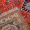 Shirazi Area Rug Handmade Red Medallion 3x5 ft