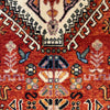 Shirazi Area Rug Handmade Multi Medallion 7x10 ft