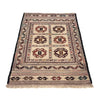Soumak Kilim Area Rug Handmade White Pictorial 4x6 ft