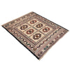 Soumak Kilim Area Rug Handmade White Pictorial 4x6 ft
