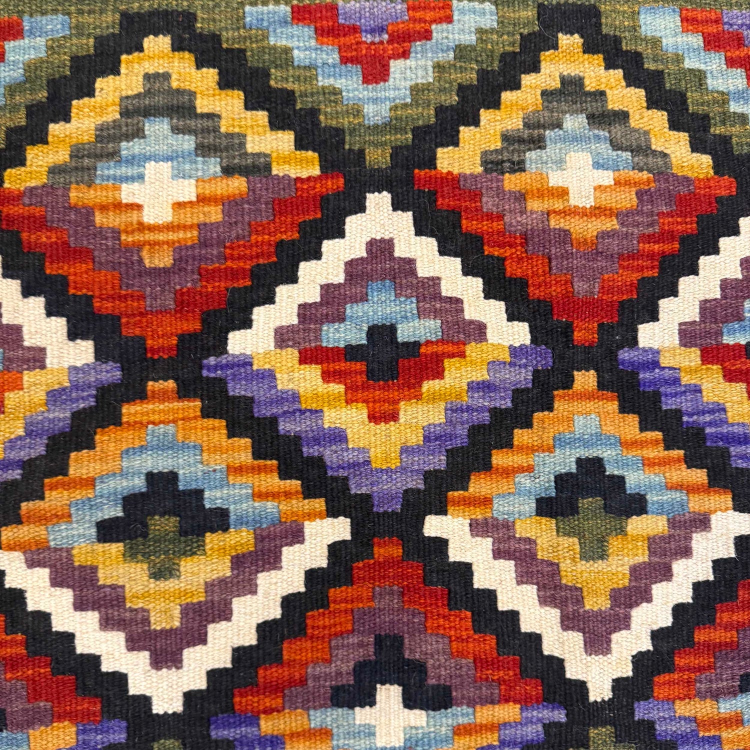 Handmade Multi Kilim Geometric 4x7 ft