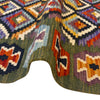 Handmade Multi Kilim Geometric 4x7 ft