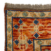 Mamluk Area Rug Handmade Multi Medallion 4x6 ft