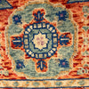 Mamluk Area Rug Handmade Multi Medallion 4x6 ft