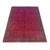 Bokhara Rug Handmade Deep Red Medallion 7x10 ft