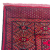 Bokhara Rug Handmade Deep Red Medallion 7x10 ft