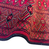 Bokhara Rug Handmade Deep Red Medallion 7x10 ft