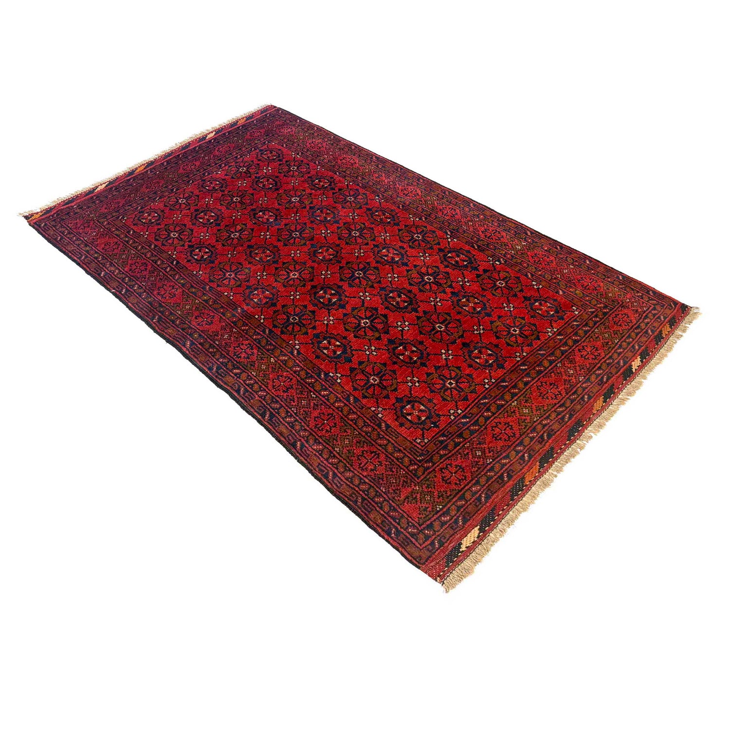 Khal Mohammadi Rug Handmade Red 3x5 ft