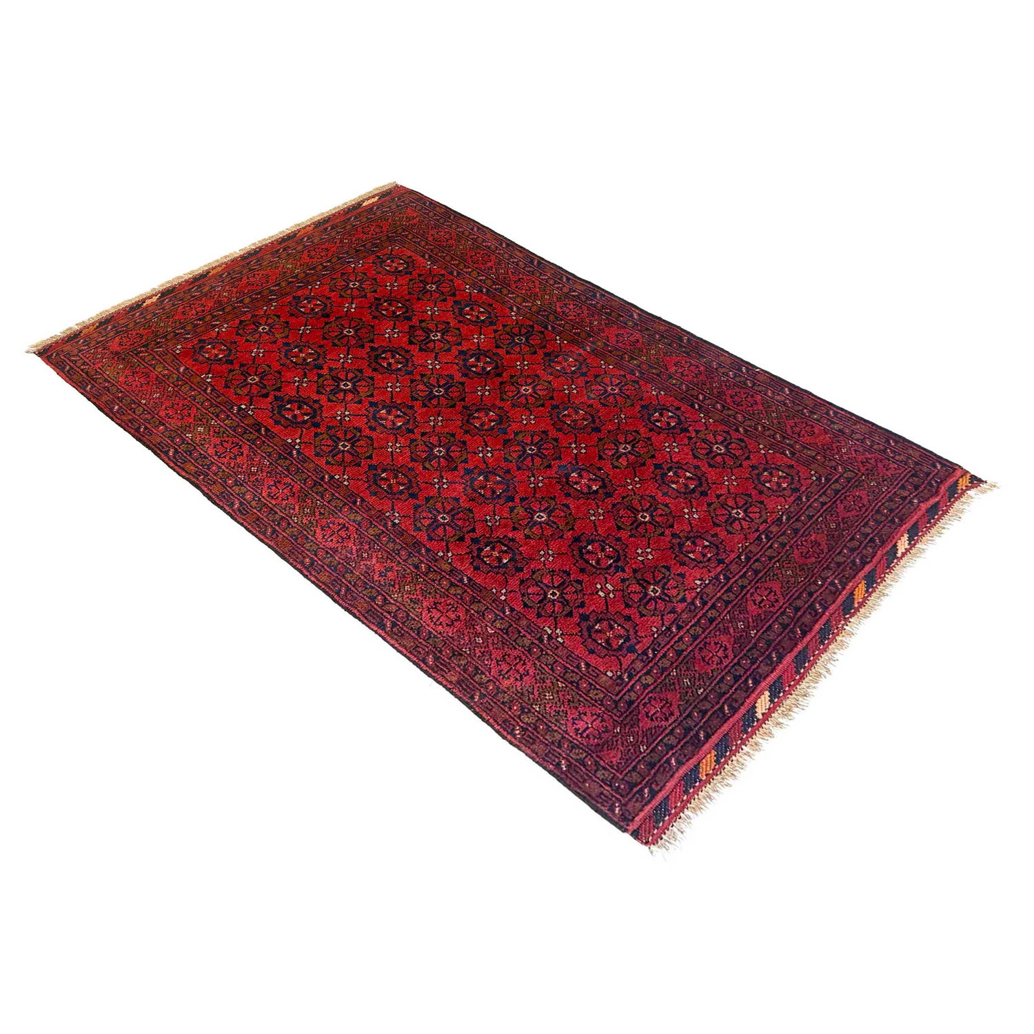 Khal Mohammadi Rug Handmade Red 3x5 ft