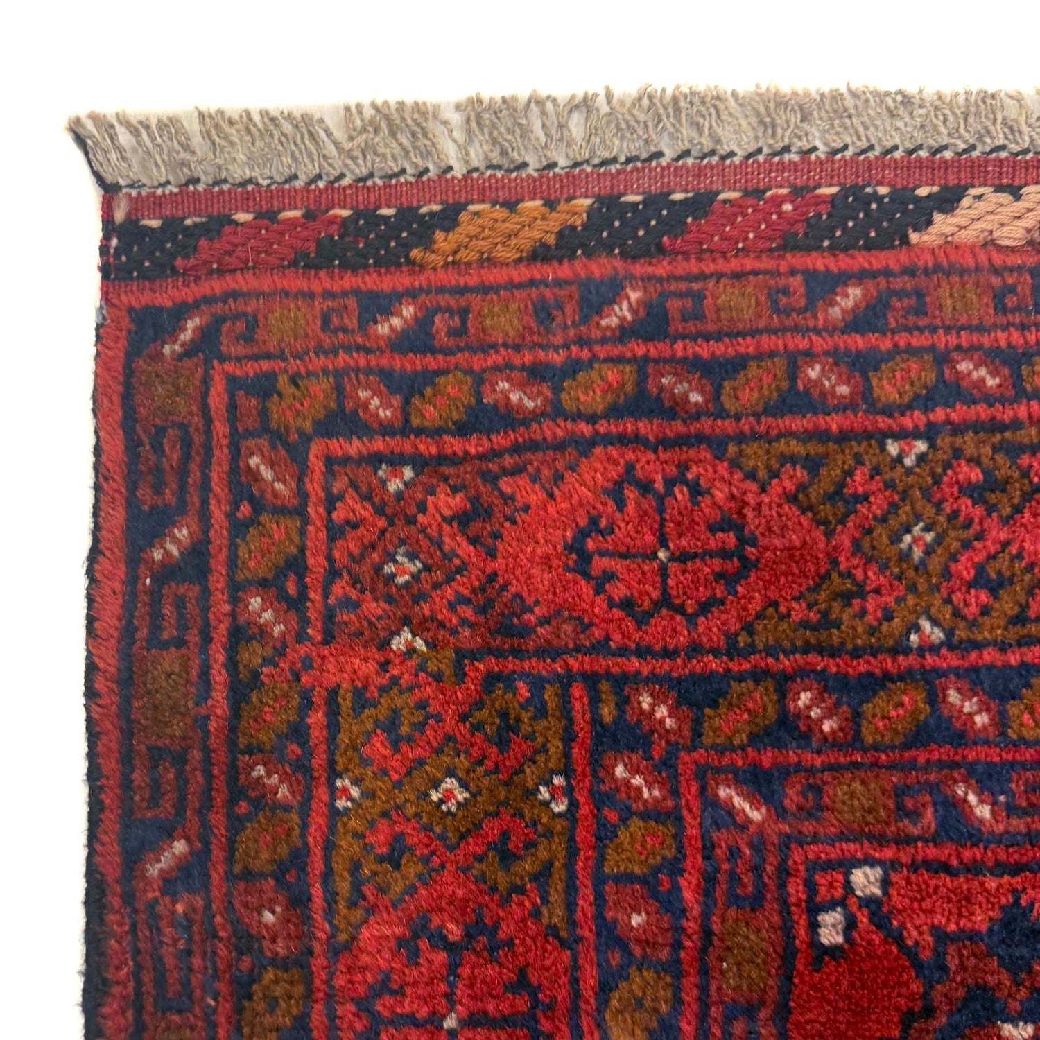Khal Mohammadi Rug Handmade Red 3x5 ft