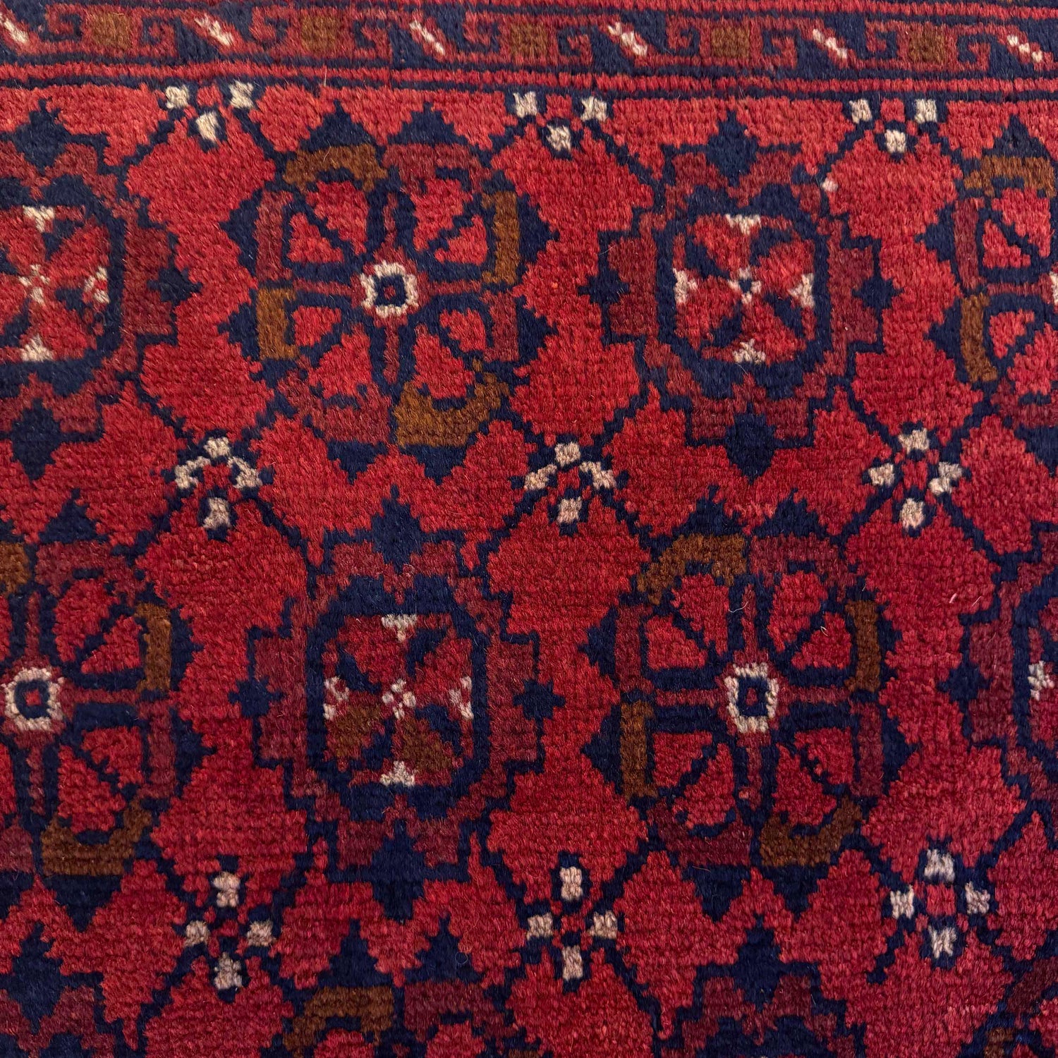 Khal Mohammadi Rug Handmade Red 3x5 ft