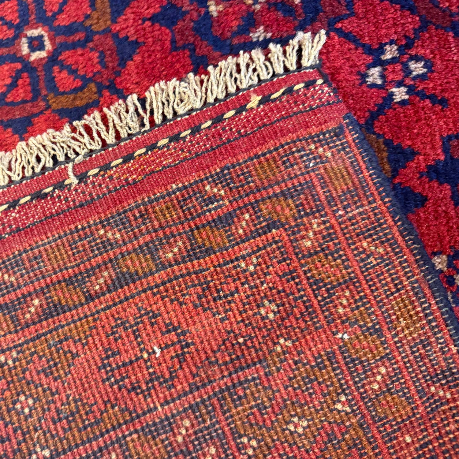 Khal Mohammadi Rug Handmade Red 3x5 ft