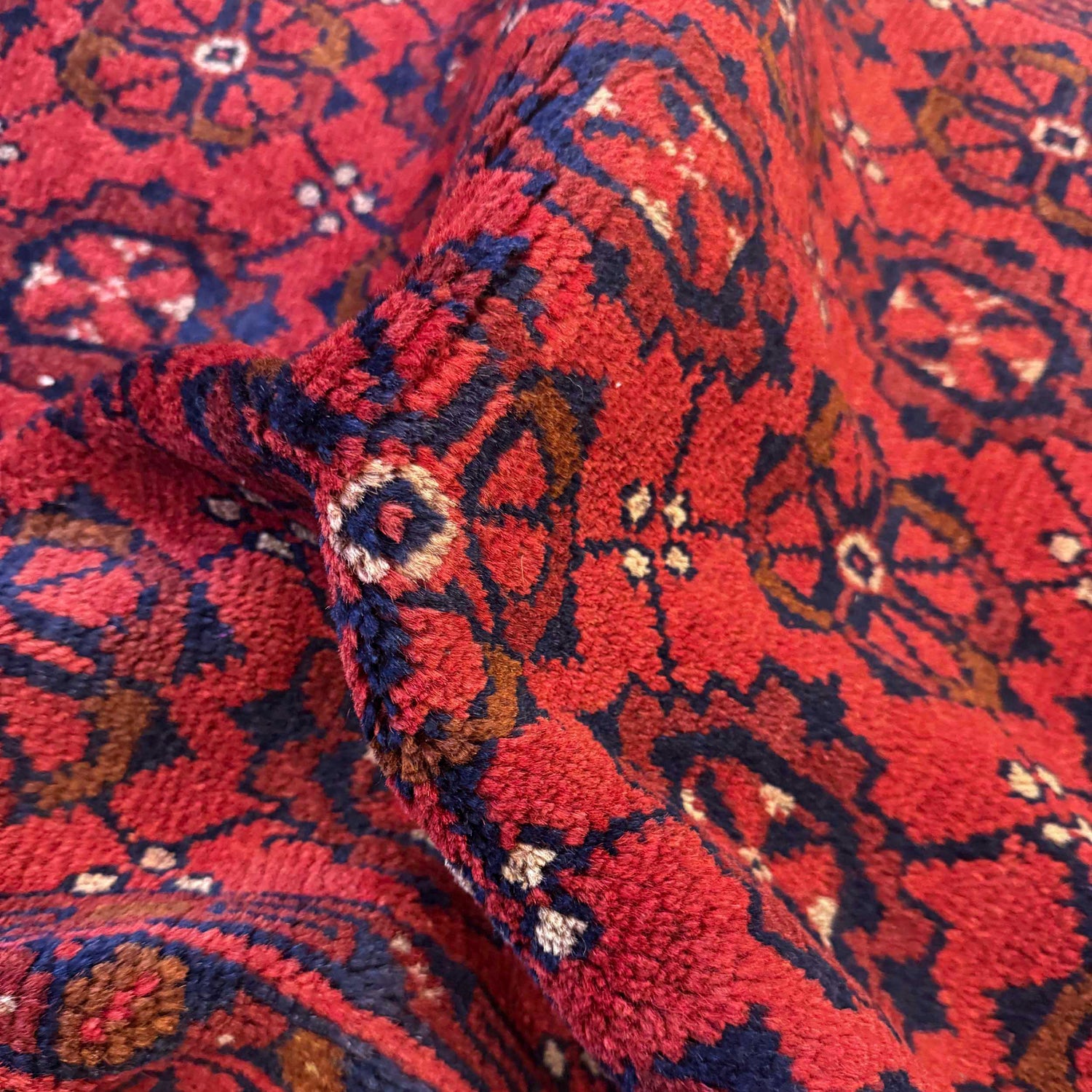 Khal Mohammadi Rug Handmade Red 3x5 ft